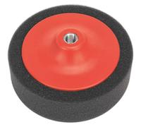 Sealey Buffing & Polishing Foam Head 150 x 50mm M14 x 2mm Black/Soft