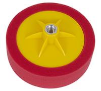 Sealey Compounding Head Red Ultra Soft Foam 150mm M14 Thread