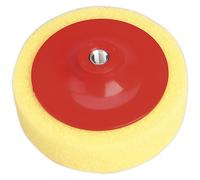Sealey Compounding Head Yellow Coarse Foam 150mm M14 Thread