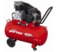 Air Compressor 100L Belt Drive 3hp with Cast Cylinders & Wheels