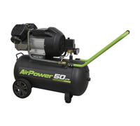 Sealey SAC5030VE Air Compressor 50L V-Twin Direct Drive 3hp