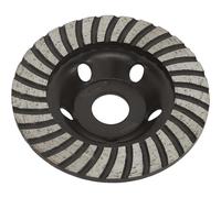 Sealey Concrete Grinding Head Turbo Row