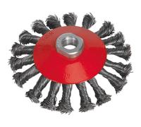 Sealey CWB115 115mm Conical Wire Brush M14 x 2mm