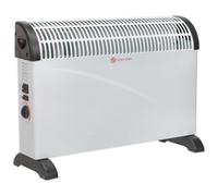 Sealey Cd2005T Convector Heater 2000W 3 Heat Settings Thermostat Turbo Fan