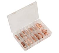 Sealey 250 Piece Copper Sealing Washer Assortment Metric