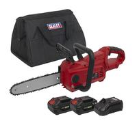 Sealey Cordless Chainsaw 25cm 20V SV20 Series Kit - 2 Batteries - CP20VCHSKIT