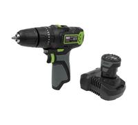 Sealey Cordless Hammer Drill/Driver Ø10mm 10.8V 2Ah Variable Speed - CP108VDD