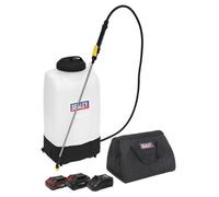 Sealey Cordless Garden Backpack Sprayer 20V Sv20 15X2 Batteries Cp20Vgbskit