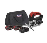 Sealey CP20VJSKIT 20V 1x4Ah 1x2Ah Cordless Jigsaw Kit