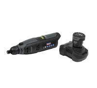 Sealey CP108VMG 10.8v Cordless Rotary Tool and 50 Piece Accessory Kit 1 x 2ah Li-ion Battery Charger No Case