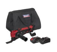 Sealey CP20VMT 20v Cordless OIS Oscillating Multi Tool 1 x 2ah Li-ion Battery Charger Bag