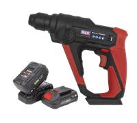 Sealey Cordless Rotary Hammer Drill Kit 20V SDS Plus, 2 Batteries CP20VSDSKIT
