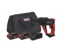 Sealey Cordless Rotary Hammer Drill Kit 20V Sv20 Series Sds Plus - 2 Batteries Cp20Vsdskit