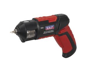 Sealey Cordless Screwdriver Quick Select Pump Action14pc 3.7V Lithium-ion USB