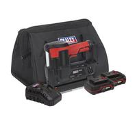 Sealey CP20VNGKIT SV20 Series Cordless Nail/Staple Gun Kit 18G 20V - 2 Batteries