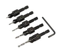 Sealey Drill Bit Set Countersink 5pc CSSET5