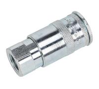 Sealey Coupling Body Female 1/4"bsp Pack Of 50 Ac15Bp