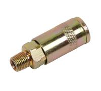 Sealey Coupling Body Male 1/4"BSPT Pack of 25 For Garage Workshop Tools ACX01BP