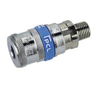 Sealey Coupling Body Male 1/4"BSPT Pack of 5 Air Tool Accessories Couplings