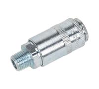 Sealey Coupling Body Male 1/4"BSPT Pack of 50 For Air Tools AC01BP