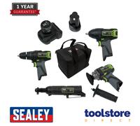 Sealey SV108 Series 4 x 10.8V Cordless Combo Kit - 2 Batteries