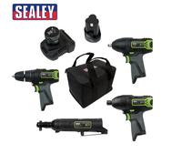 Sealey 4 x SV10.8 Series Cordless Combo Kit 10.8V - 2 Batteries