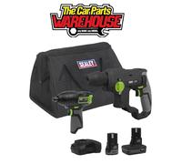 Sealey 10.8v Cordless SDS Drill and Impact Driver Kit