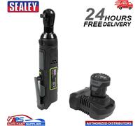 Sealey CP108VCRW Cordless Ratchet Wrench 45Nm 3/8"Sq Drive 10.8V 2Ah