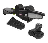 SEALEY PRUNING SAW CORDLESS CHAINSAW LOPPING PRUNING LOGGING 10.8V KIT CP108VPS