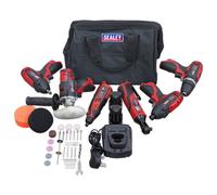 Sealey CP1200COMBO2 CP1200 Series 6 x 12V Cordless Power Tool Combo Kit
