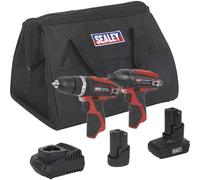 Sealey 2 x 12V SV12 Series Cordless Power Tool Combo Kit