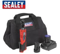 Sealey CP1202KIT - 3/8 Battery Powered Ratchet 2x Batteries - Charger & Bag 12v