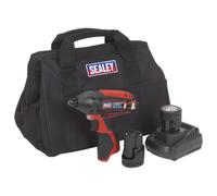 Sealey 12V SV12 Series 1/4" Hex Drive Impact Driver Kit - 2 Batteries CP1203KIT