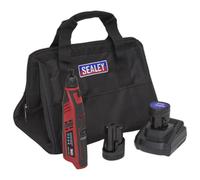 Sealey CP1207KIT 12V Cordless Rotary Tool & Engraver 49 piece Kit in Bag with 2 x 1.5Ah Batteries & Charger