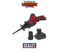 Sealey CP1208KIT SV12 Series Cordless Reciprocating Saw Kit 12V 2Ah 2 Batteries
