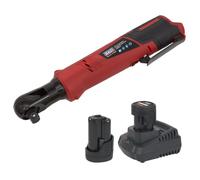 Sealey CP1209KIT Cordless Ratchet Wrench 1/2"Sq Drive 12V Lithium-ion - 2 Batteries