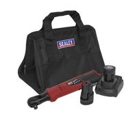 Sealey CP1209KIT Cordless Ratchet Wrench 1/2"Sq Drive 12V Lithium-ion - 2 Batteries