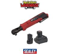Sealey CP1209KIT Cordless Ratchet Wrench 1/2"Sq Drive 12V Lithium-ion - 2 Batteries