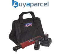 Sealey SV12 Series 1/2"Sq Drive Cordless Ratchet Wrench Kit 12V - 2 Batteries