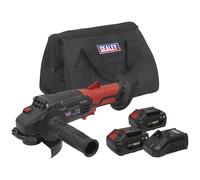 Sealey CP20VAGB 20v Cordless Angle Grinder 115mm 2 x 4ah Li-ion Charger Bag
