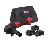 Sealey CP20VAGBKIT SV20 Series 115mm Cordless Angle Grinder Kit 20V 4Ah - 2