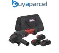 Sealey CP20VAGBKIT SV20 Series 115mm Cordless Angle Grinder Kit 20V 4Ah - 2 Batt