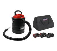 Sealey CP20VAVKIT Handheld Ash Vacuum Cleaner 20V Sv20 Series 15L Kit - 2 Batteries