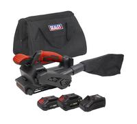 Sealey CP20VBSKIT SV20 Series 76mm Cordless Belt Sander Kit 20V - 2 Batteries