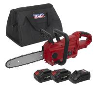 Sealey CP20VCHS 20v Cordless Chainsaw 250mm 2 x 4ah Li-ion