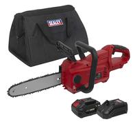 Sealey CP20VCHS 20v Cordless Chainsaw 250mm 1 x 4ah Li-ion Battery Charger Bag