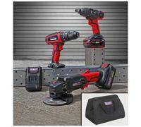Sealey CP20VCOMBO1 3 x 20V Cordless Power Tool Combo Kit