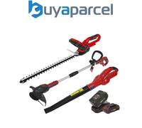 Sealey CP20VCOMBO6 3 x SV20 Series Cordless Garden Power Tool Kit 20V - 2 Batter