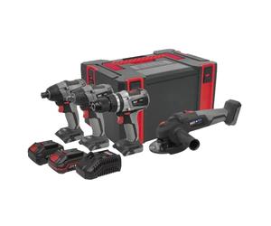 Sealey CP20VCOMBOX1 4 x 20V Brushless Tool Combo - 2 Batteries