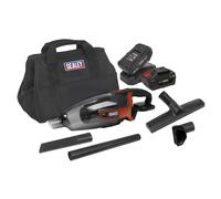 Sealey CP20VCVKIT 20V Cordless Handheld Vacuum Cleaner 650ml Kit with 2 x 4.0Ah